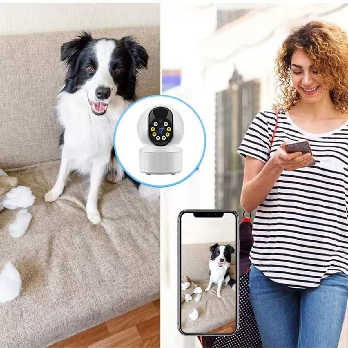 PUREPOWER - Monitor de bebé WiFi para seguridad para el hogar