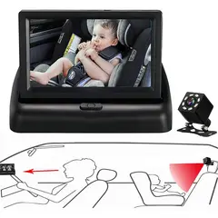 PUREPOWER - Monitor de bebé para el auto con cámara trasera