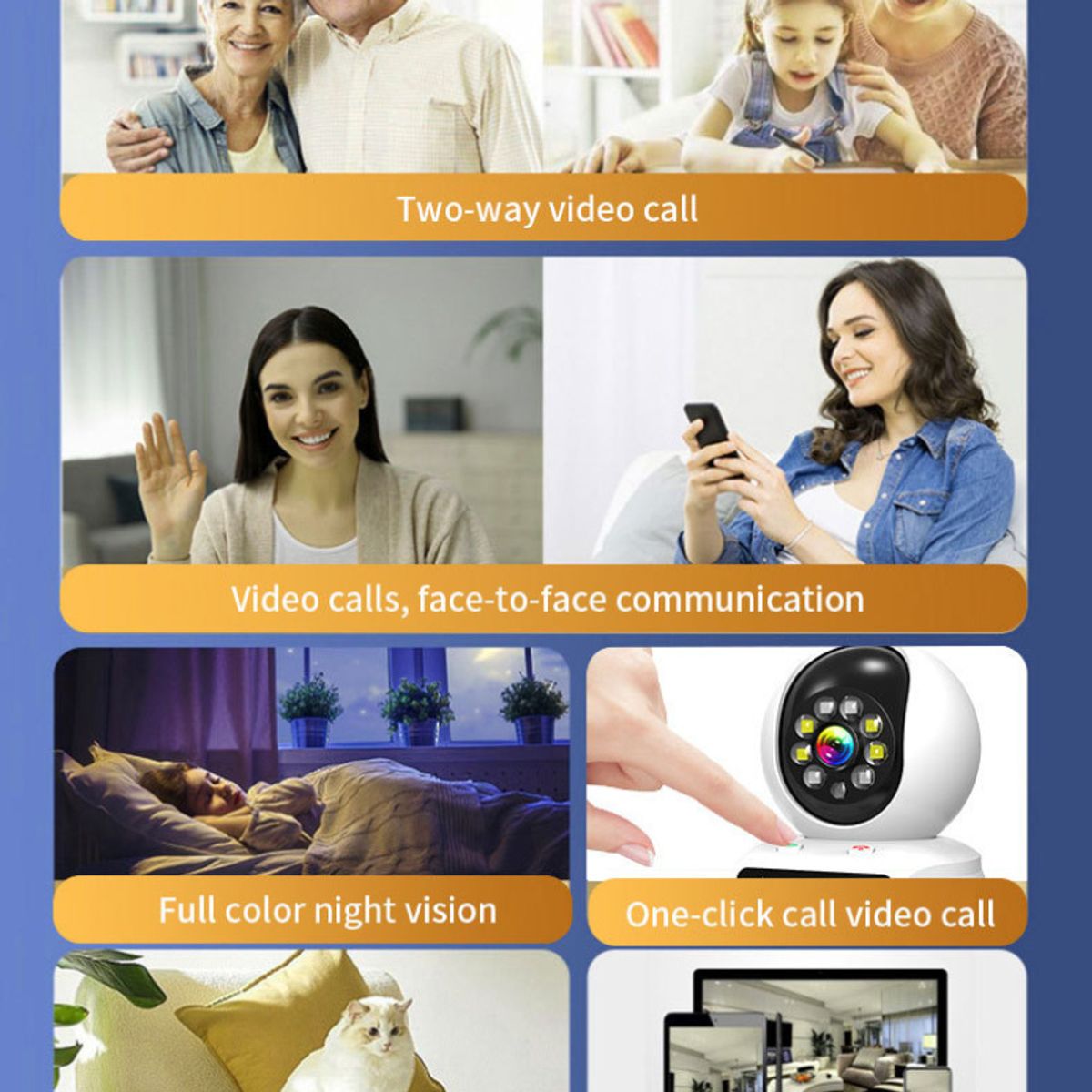 PUREPOWER - Smart Security camera 1080p HD video