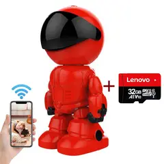 PUREPOWER - Cámara De Seguridad WiFi 1080P Con Lenovo 32G card Interior