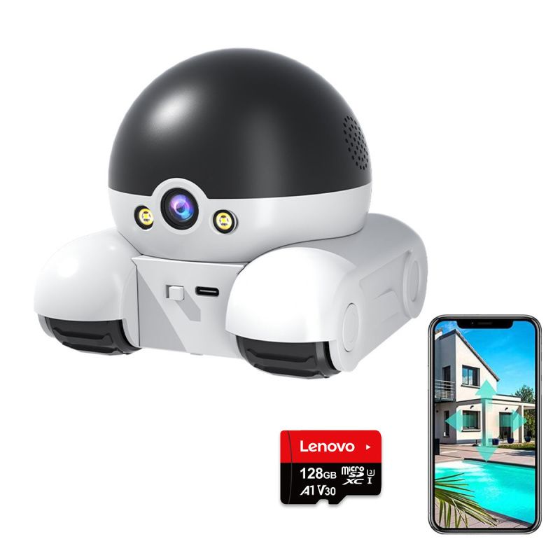 PUREPOWER - Control remoto cámara de seguridad para el hogar móvil 128G