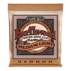 ERNIE BALL - Cuerdas Earthwood Phosphor Bronze Medium Light 12-54