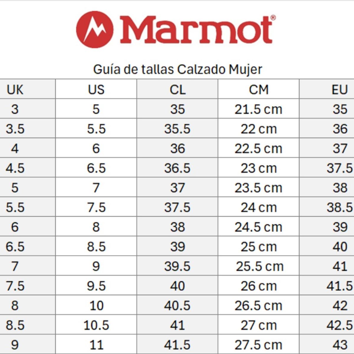 MARMOT - Zapato Mujer Westpeak Mid Café Marmot