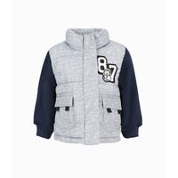 Chaqueta bebés bicolor gris 4 Kids