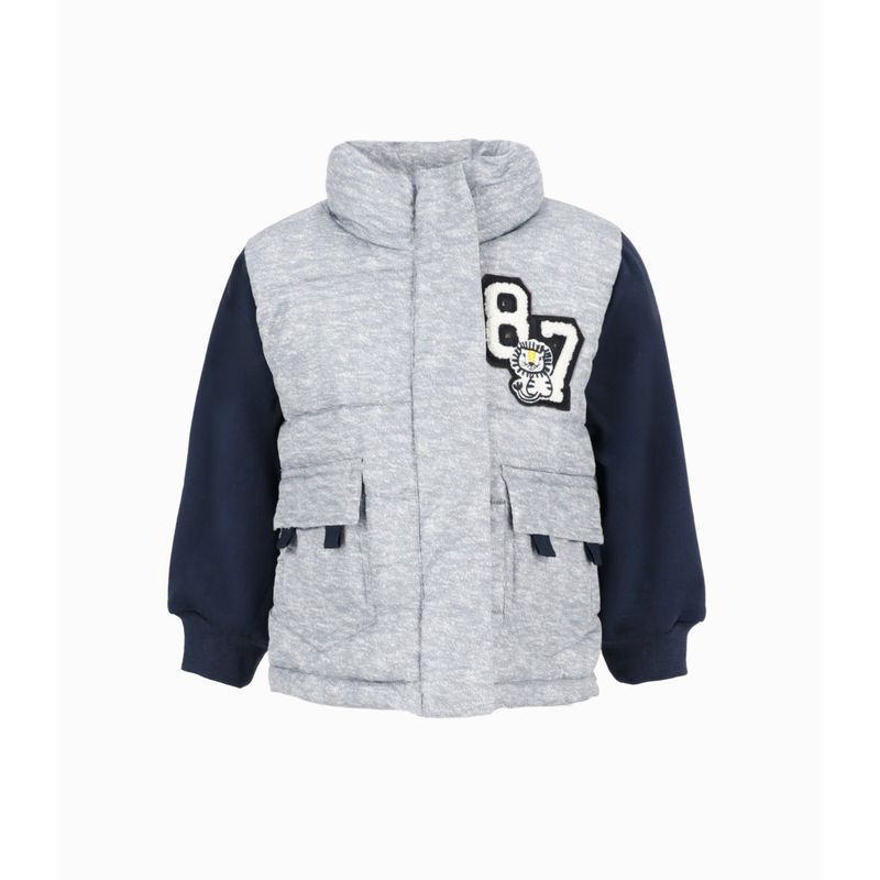 4KIDS - Chaqueta bebés bicolor gris 4 Kids