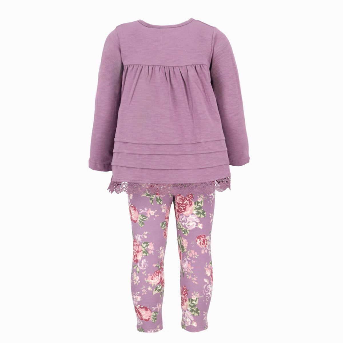 LIMONADA - Conjunto bebé de polera y calzas morado Limonada