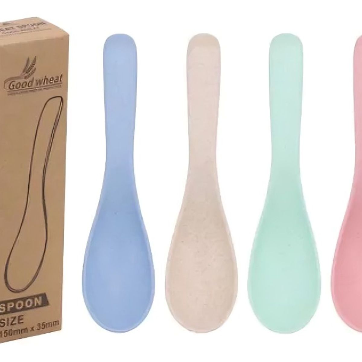 GENERICO - Set Cucharas Plásticas 4 Colores