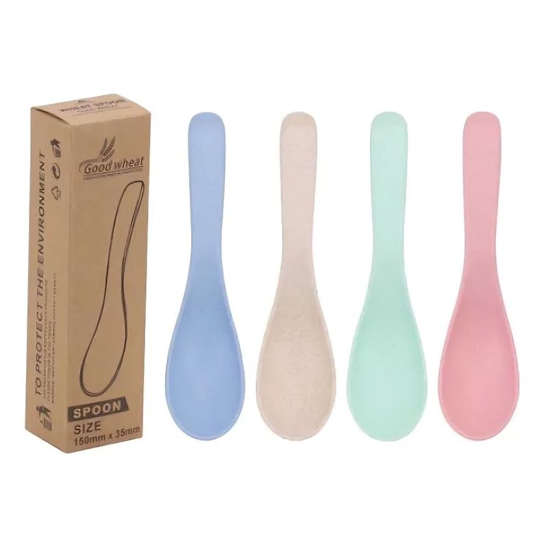 GENERICO - Set Cucharas Plásticas 4 Colores