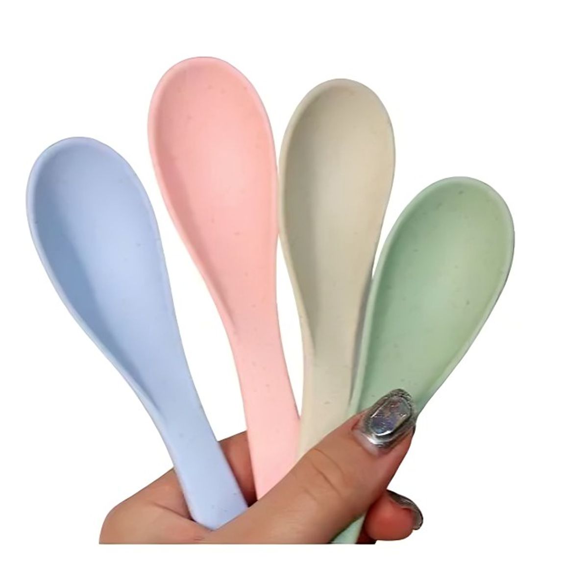 GENERICO - Set Cucharas Plásticas 4 Colores