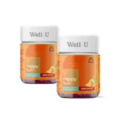 GENERICO - PACK X 2 GOMITAS BETACAROTENO VITAMINA C y E 60UN WELL U