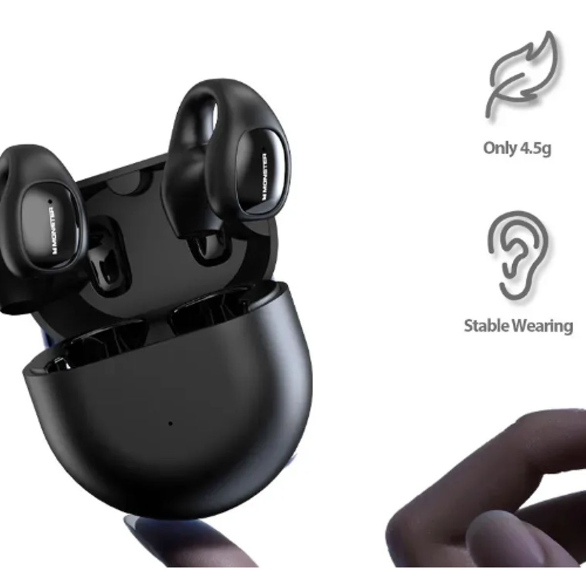 MONSTER - Audífonos Monster Waterproof Open Ear 200 con Clip Oreja