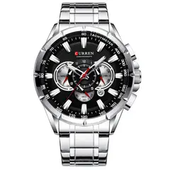 CURREN - Reloj pulsera Hombre Steel Forge Correa Metal Original