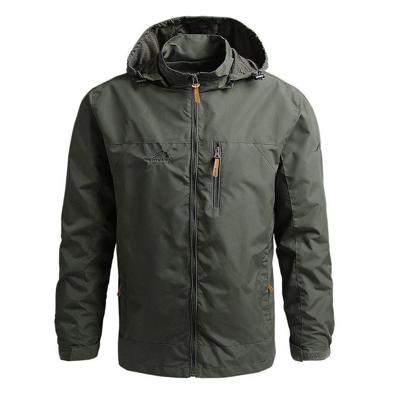 GIOIO - Chamarra Con Capucha Impermeable Para Exteriores