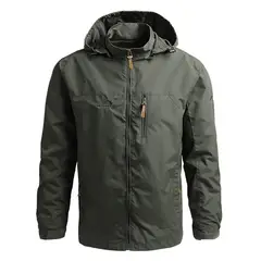 GIOIO - Chamarra Con Capucha Impermeable Para Exteriores