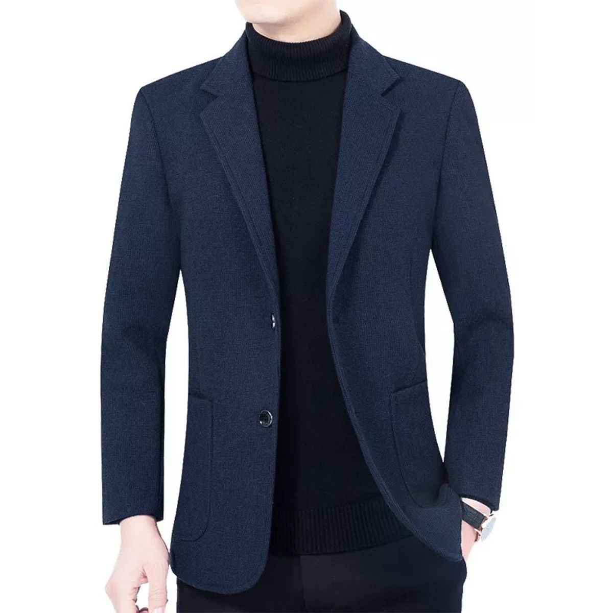 GIOIO - Chaqueta Casual De Negocios Para Hombre De Moda