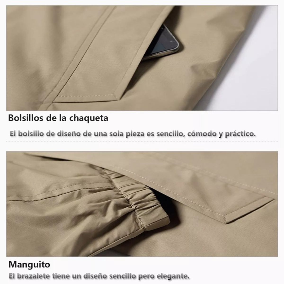 GIOIO - Ropa Casual Hombre Chaqueta Abrigo Top Delgado Juvenil