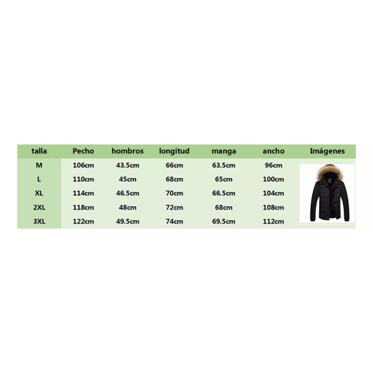 GIOIO - Chaqueta Slim Coreana De Plumón Grueso Para Hombre