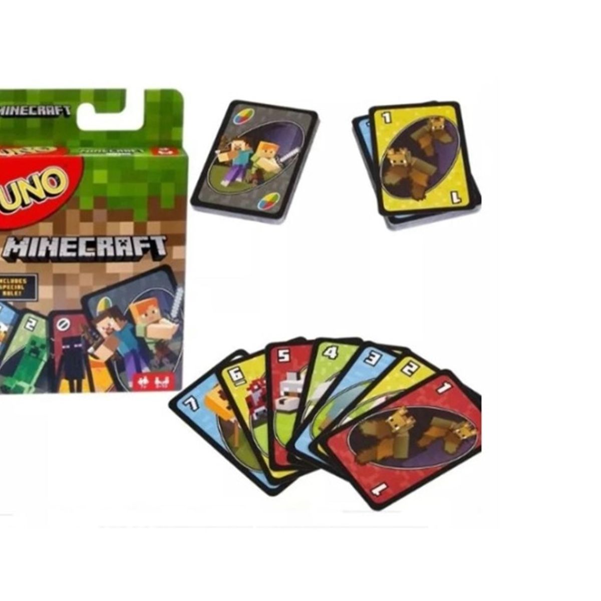 GENERICO - CARTAS UNO MINECRAFT