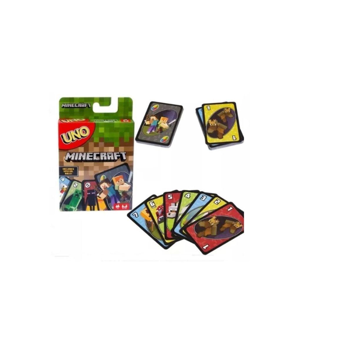 GENERICO - CARTAS UNO MINECRAFT