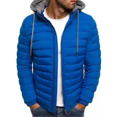GIOIO - Chamarra Térmica Para Hombre Con Gorro Desmontable