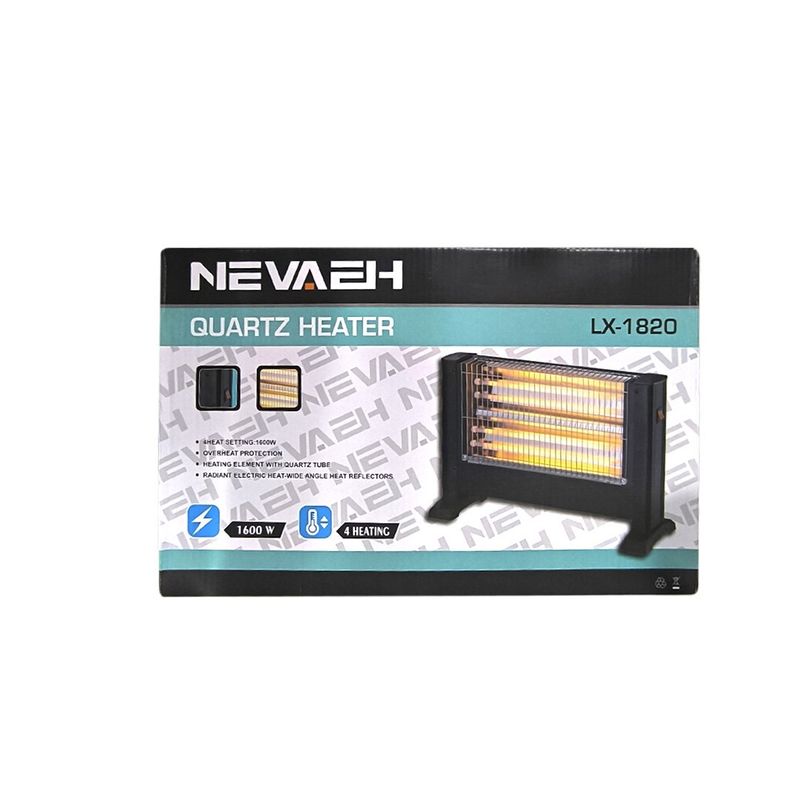 GENERICO - CALEFACTOR ELECTRICO CUARZO 4 NIVELES