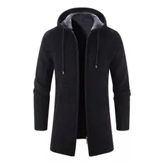 GIOIO - Suéter De Abrigo Largo De Gabardina Para Hombre Jersey