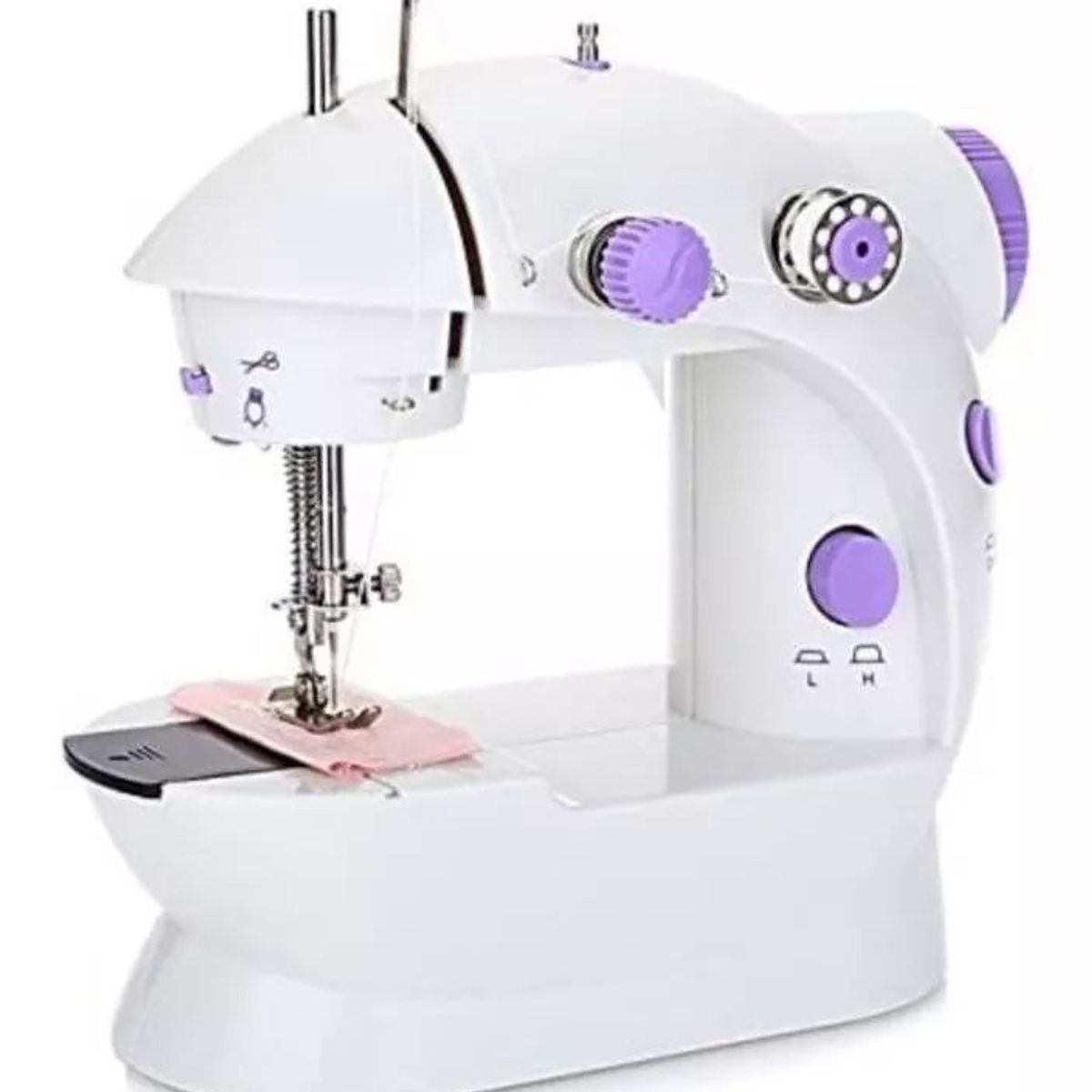 SHOP EHOME BAG - Máquina Coser Portátil Pedal Eléctrica Color Blanco