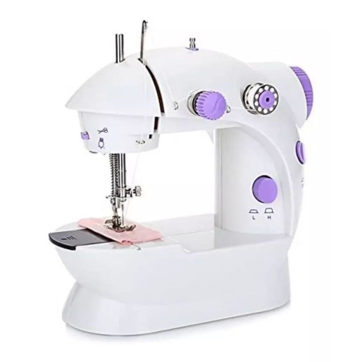 SHOP EHOME BAG - Máquina Coser Portátil Pedal Eléctrica Color Blanco