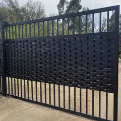VALSTORE DECO Y DESIGN - Pack Cinta Valstore Poliprop Cubre Cerco Negro 12m2 ancho 50mm Incluye Broches