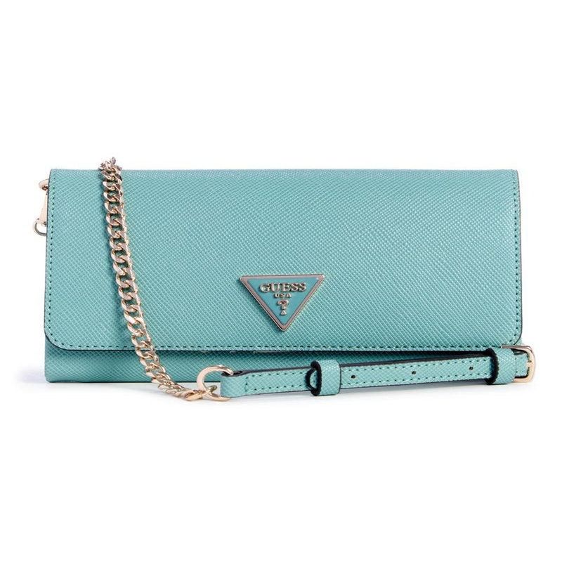 GUESS - Cartera Noelle Xbody Flap Organizer Mujer Azul
