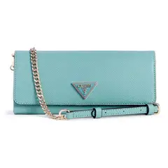 GUESS - Cartera Noelle Xbody Flap Organizer Mujer Azul