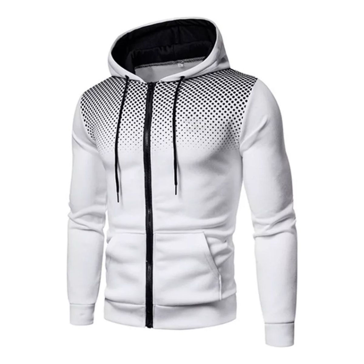 GIOIO - Sudadera De Calidad Con Capucha Y Cierre Para Hombre