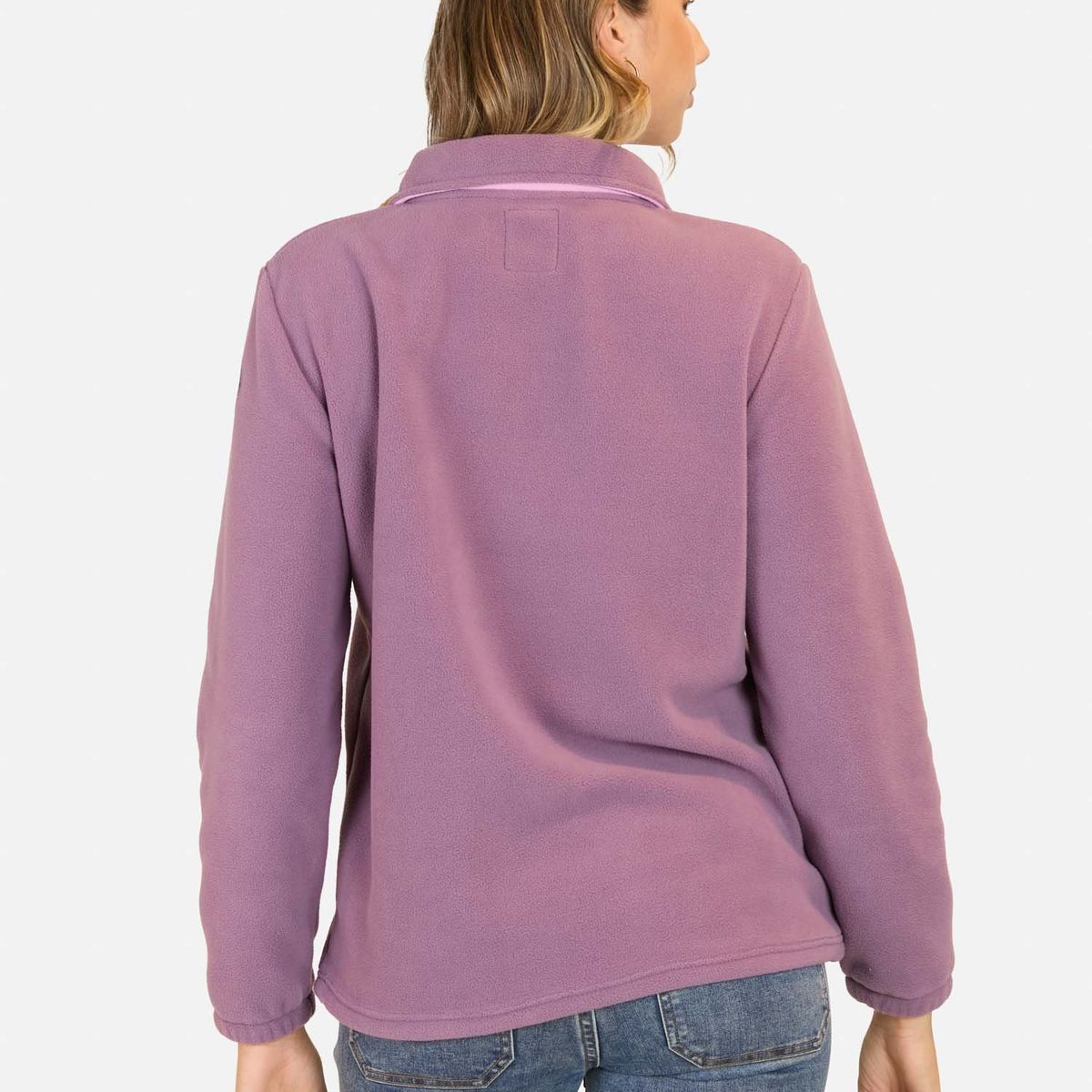 MAUI AND SONS - Poleron Micropolar Palm Morado Mujer Maui And Sons - Morado