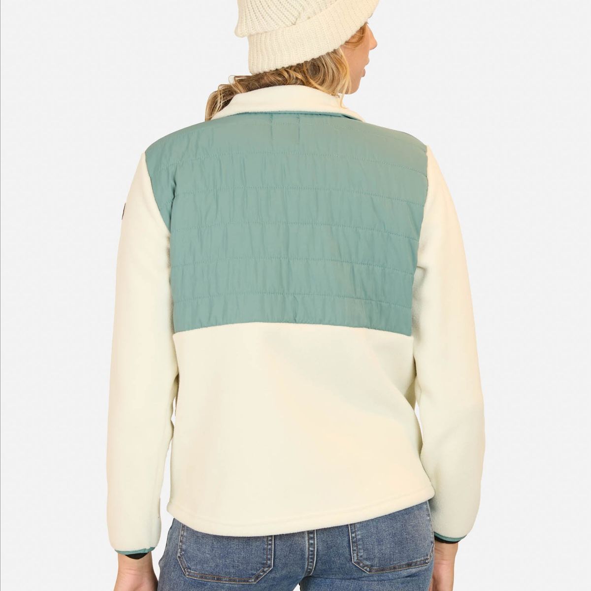 MAUI AND SONS - Poleron Micropolar Stride Blanco Mujer Maui And Sons - Blanco