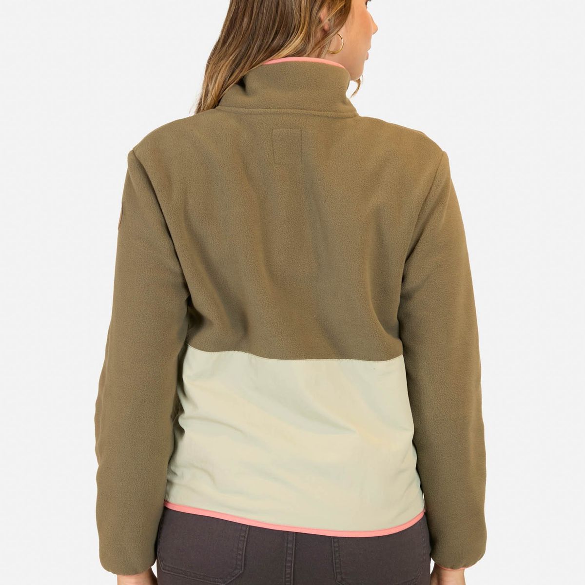 MAUI AND SONS - Poleron Micropolar Stash Verde Mujer Maui And Sons - Verde