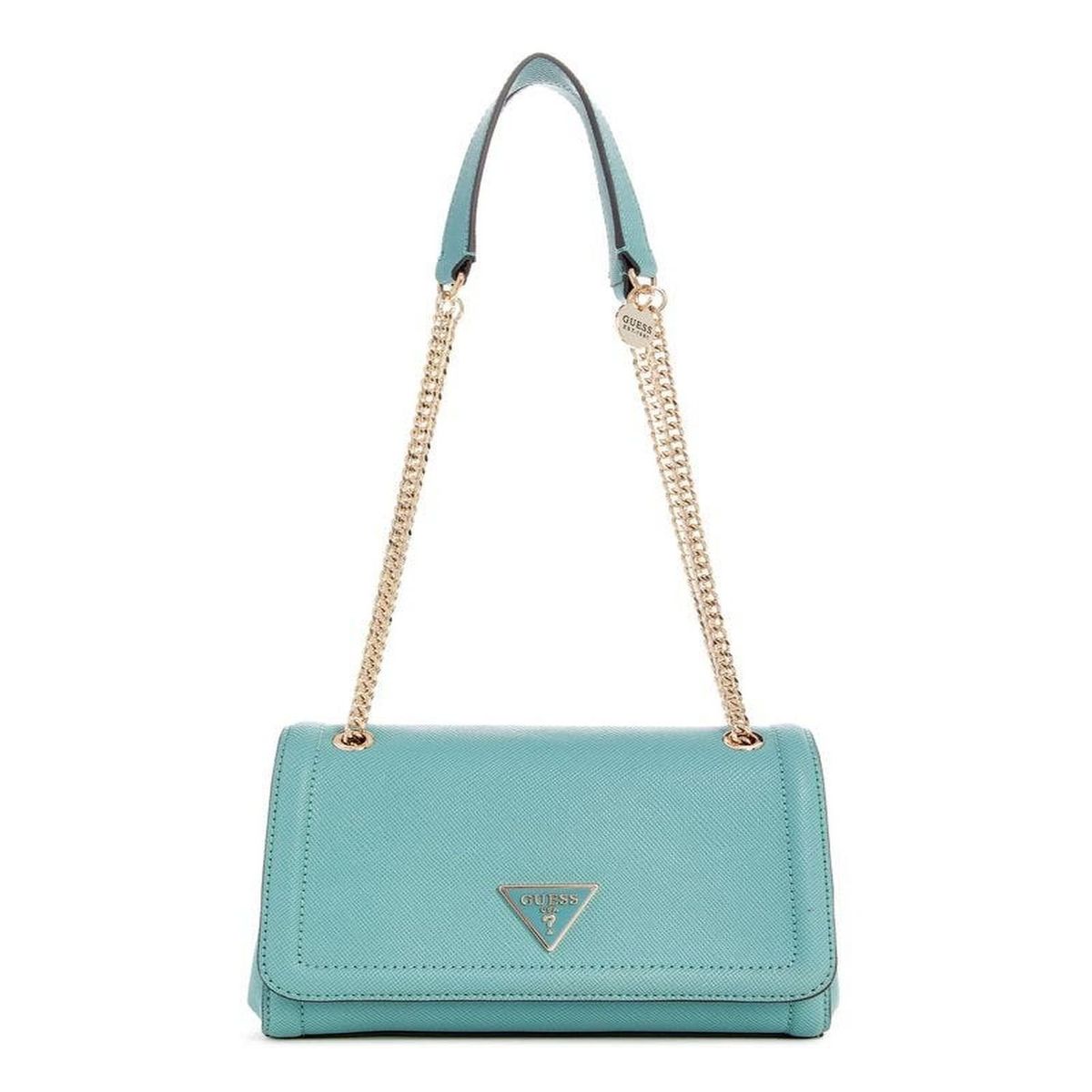 GUESS - Cartera Noelle Convertible Xbody Flap Mujer Azul