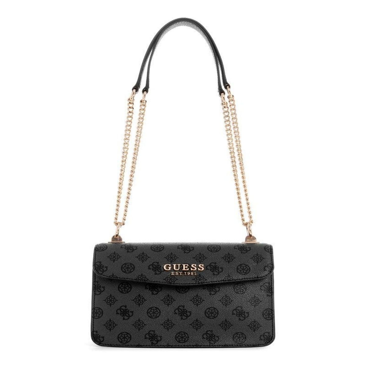 GUESS - Cartera Evelune Convertible Xbody Flap Mujer Gris