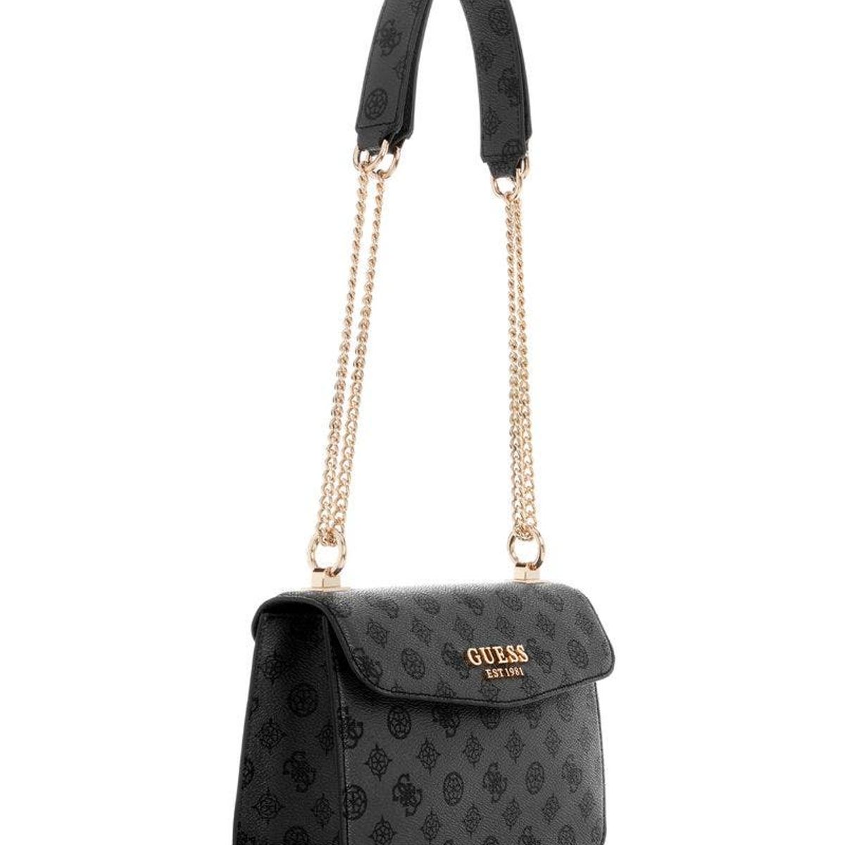 GUESS - Cartera Evelune Convertible Xbody Flap Mujer Gris