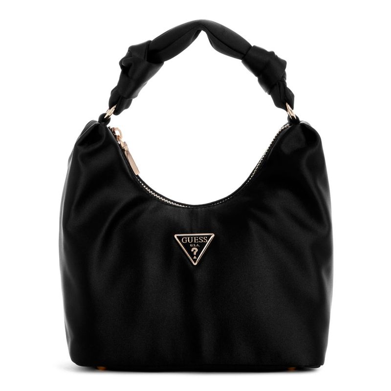 GUESS - Cartera Velina Hobo Mujer Negro