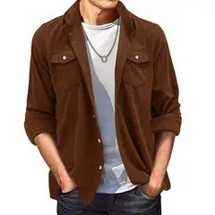 TIOZONEY - Camisa Casual Hombre