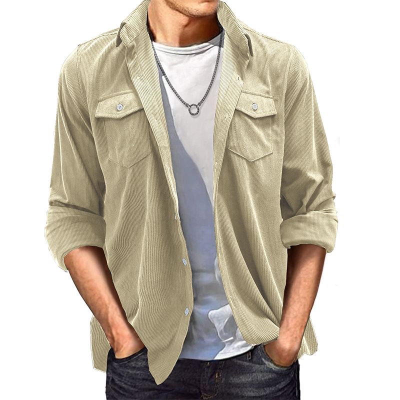 TIOZONEY - Camisa Casual Hombre