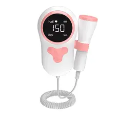 ALPHA - Monitor Fetal Doppler Pro Latidos Corazon Bebe Boton Goma