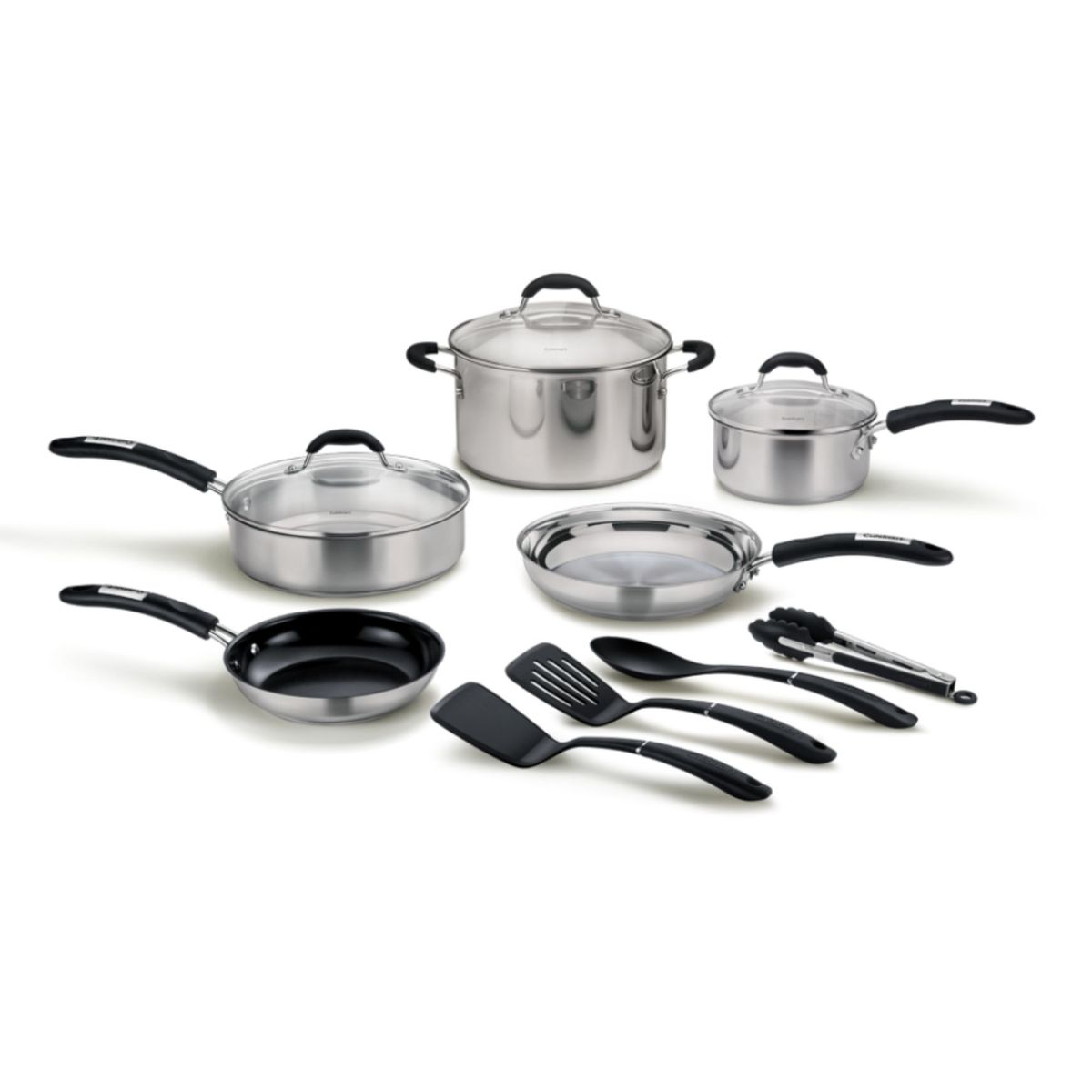 CUISINART - Bateria de Cocina Acero Inoxidable 12 pcs Cuisinart