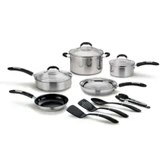 CUISINART - Bateria de Cocina Acero Inoxidable 12 pcs