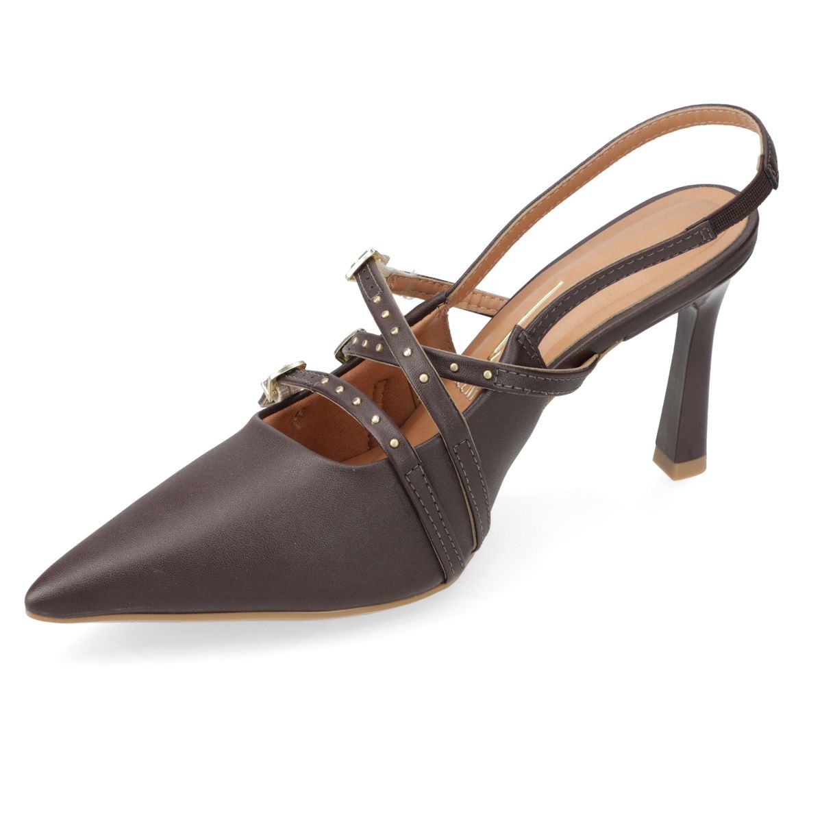 VIZZANO - Zapato Taco Stiletto Mujer 10 cm Chocolate