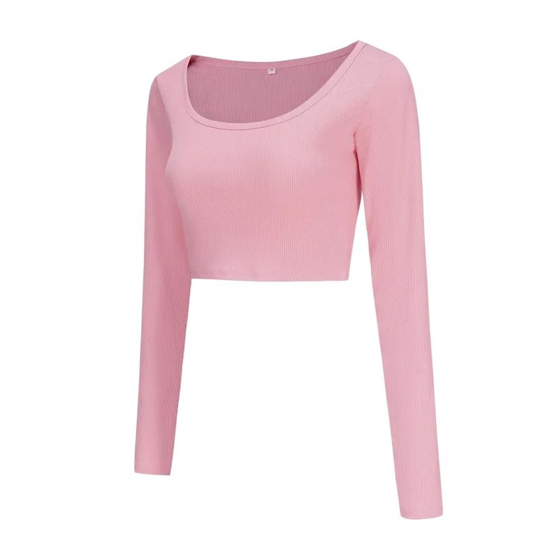 GARSIL - Crop Top Corto Para Mujer De Manga Larga - Polera Corta