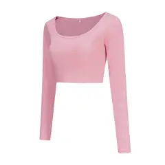 GARSIL - Crop Top Corto Para Mujer De Manga Larga - Polera Corta