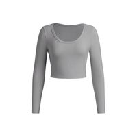 Crop Top Corto Para Mujer De Manga Larga - Polera Corta