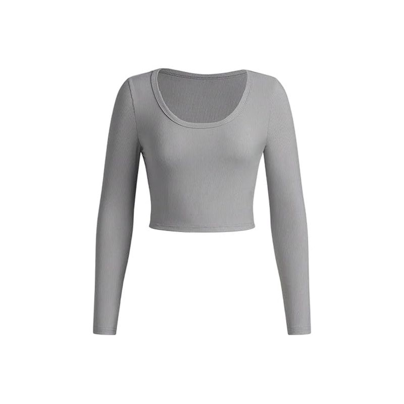 GARSIL - Crop Top Corto Para Mujer De Manga Larga - Polera Corta