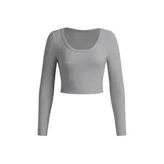 GARSIL - Crop Top Corto Para Mujer De Manga Larga - Polera Corta
